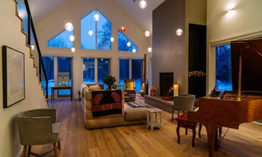 Modern Living room done by sunshine removalists.